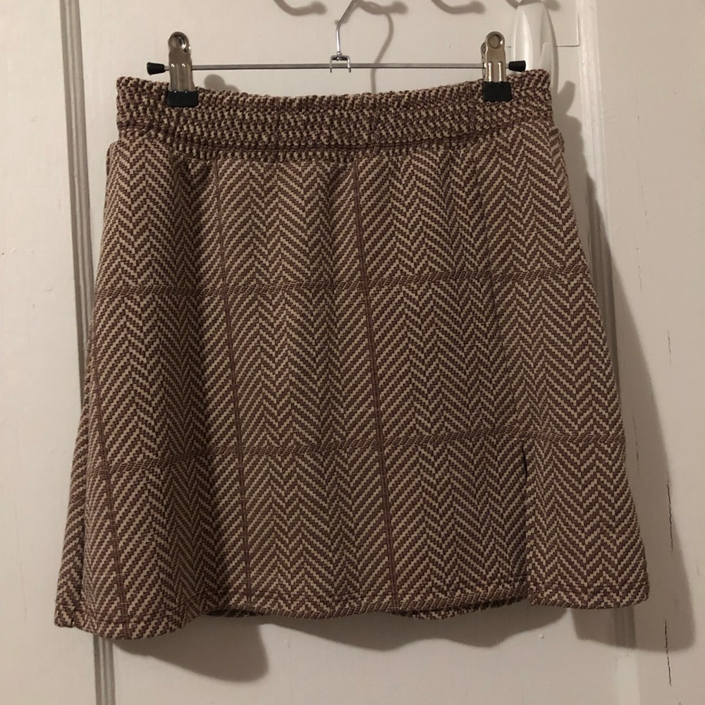 Topshop Plaid Skirt with slit